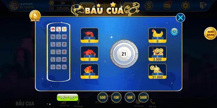 Ghi nhớ quy luật bầu cua tôm cá trực tuyến trên các game bài uy tín hiện nay